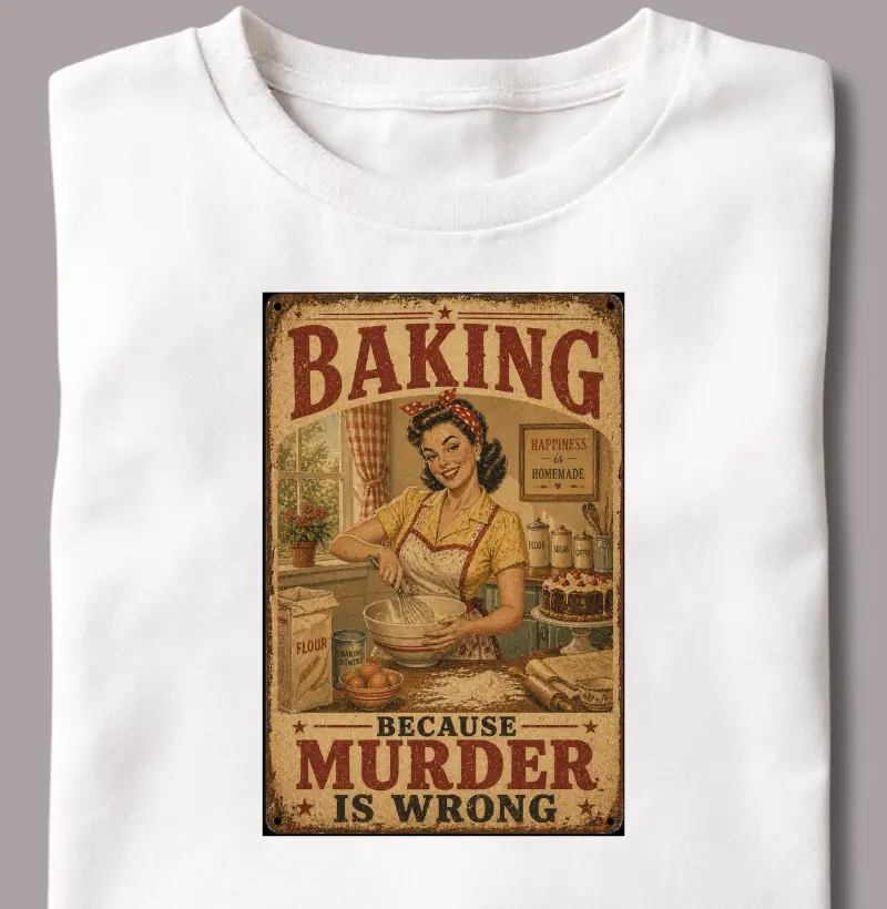Baking Because Murder ir Wrong