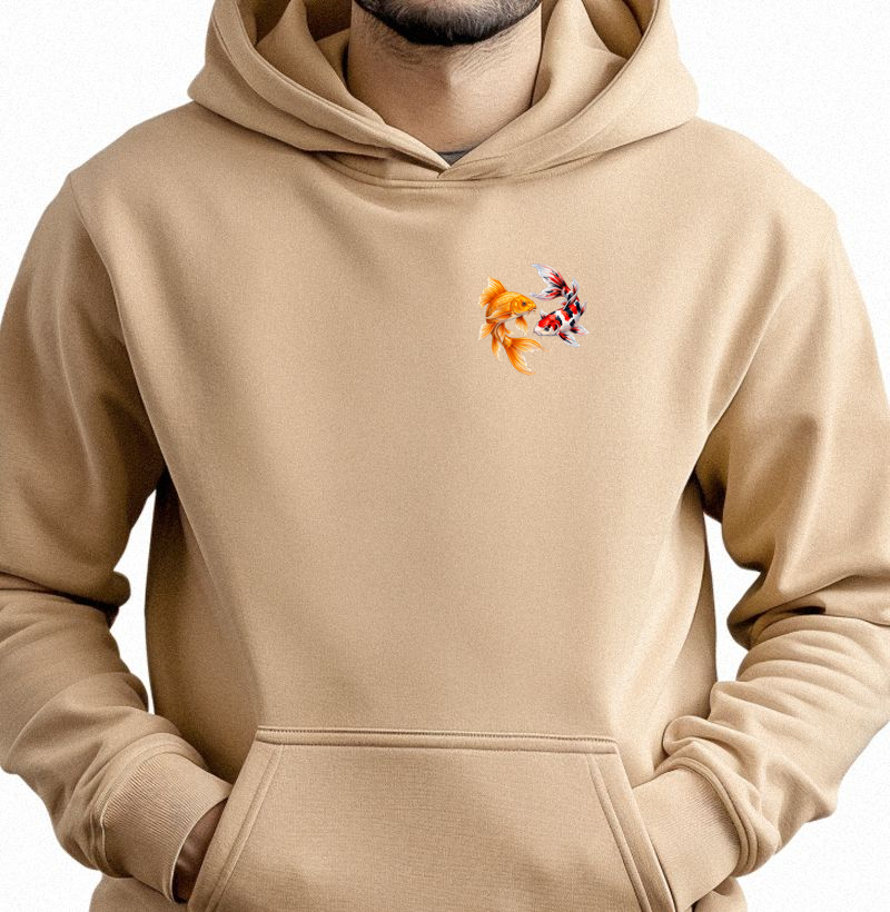 Peixes - Mini - Carpas - Moletom Hoodie - Hoodie Moletom