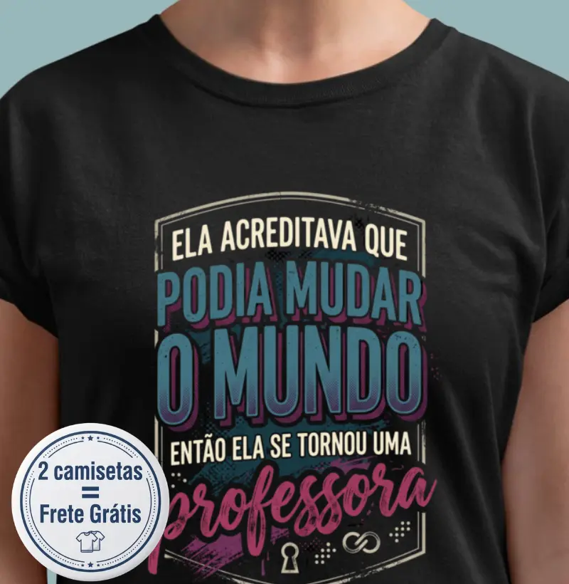 Camiseta Premium Professor/Pedagogo