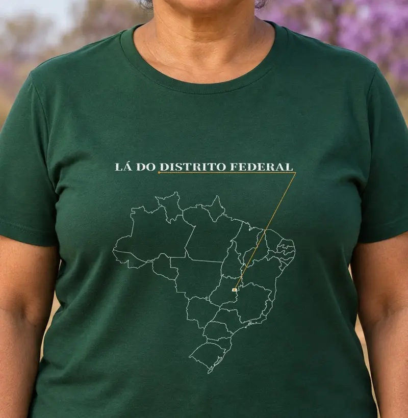 Lá do Distrito Federal - Camiseta