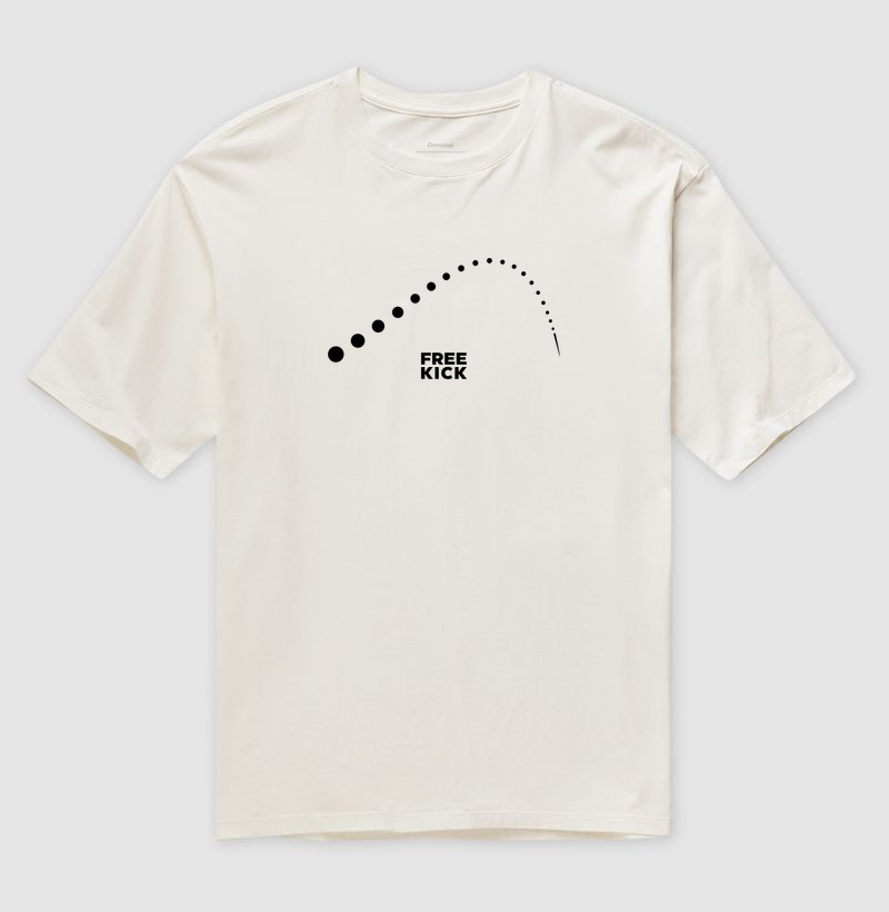 CAMISETA OVERSIZED FREE KICK TRAJETÓRIA
