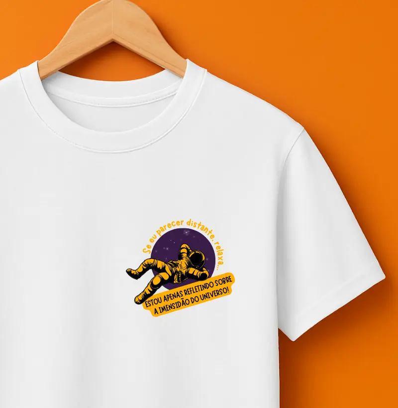 Refletindo sobre a imensidão do universo