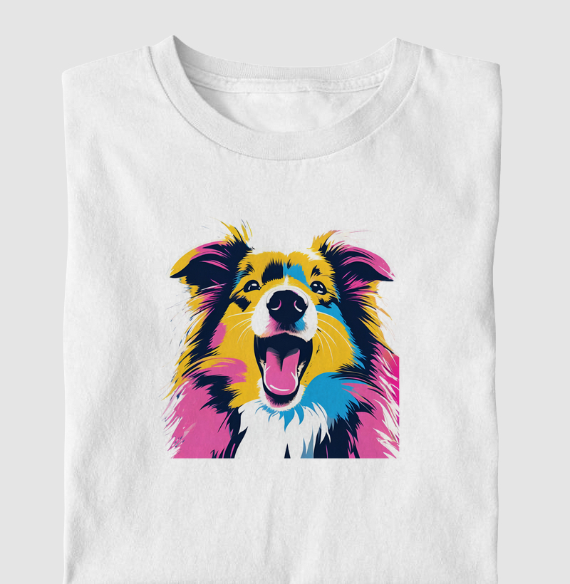 Pastor de Shetland Aquarela