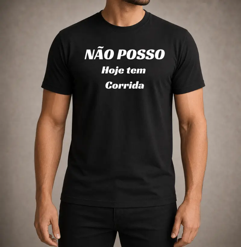 Não posso Hoje tem Corrida
