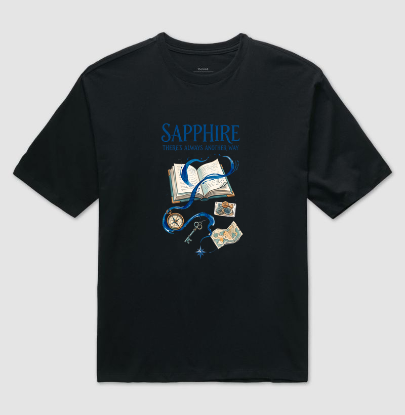 Sapphire - Camiseta Oversized