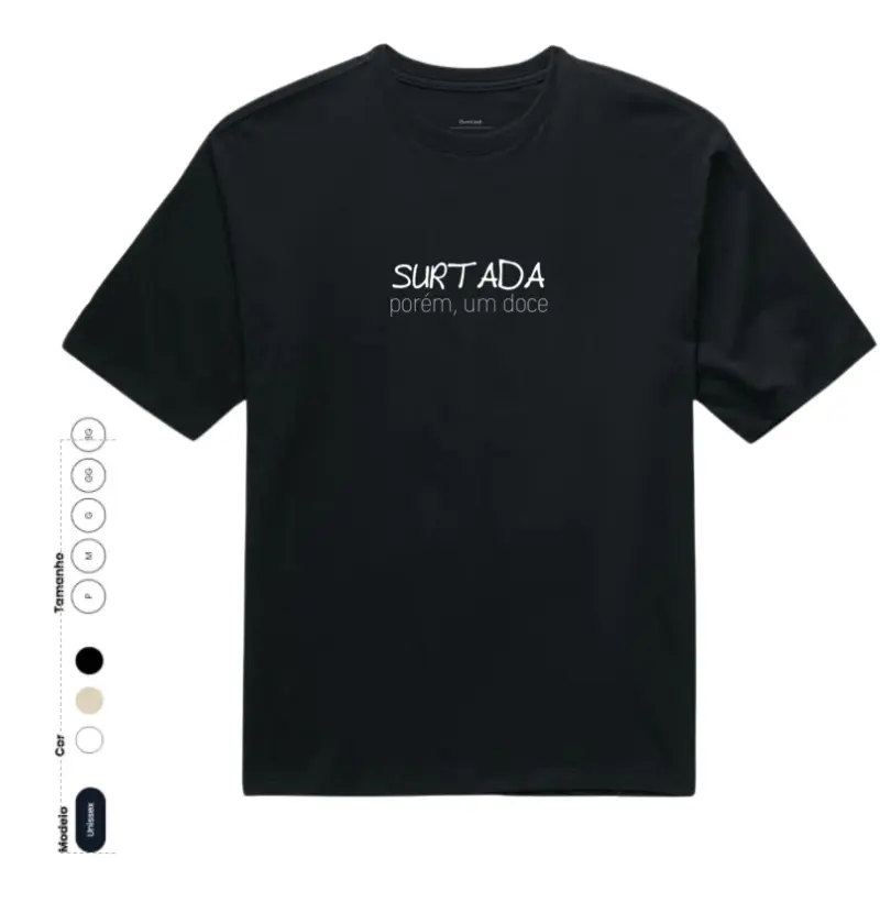 SURTADA porém, um doce OVERSIZED 