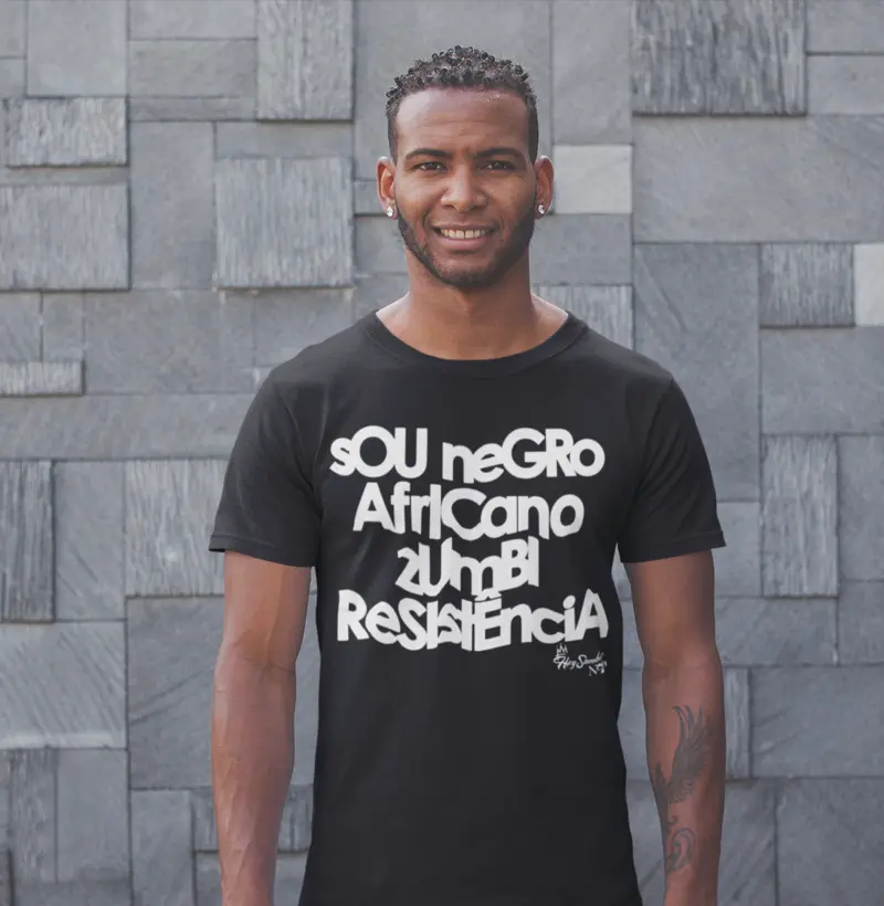 Sou negro africano Zumbi resistência