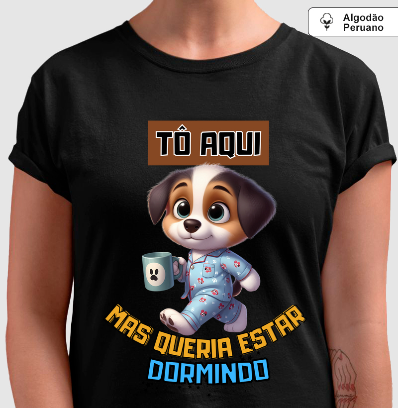Cachorrinho - Tô aqui, mas queria estar dormindo