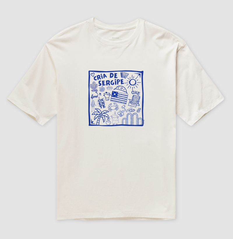 Cria de Sergipe Raiz - Camiseta Oversized