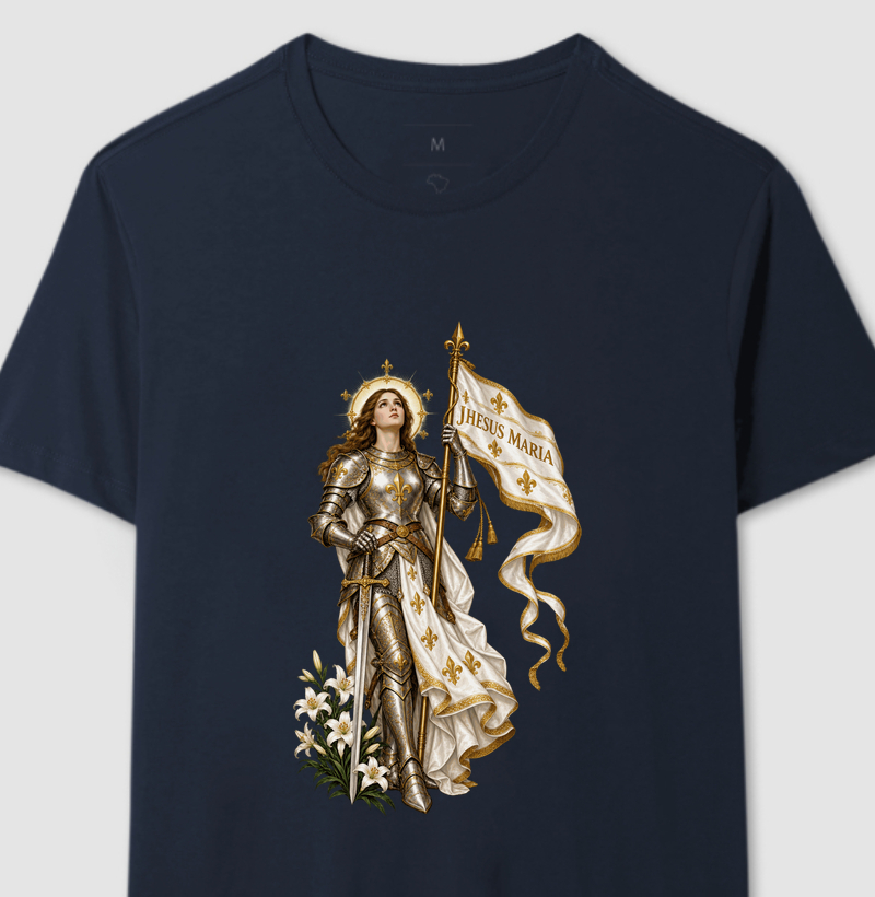 Santa Joana d'Arc — A Donzela da Fé - Camiseta