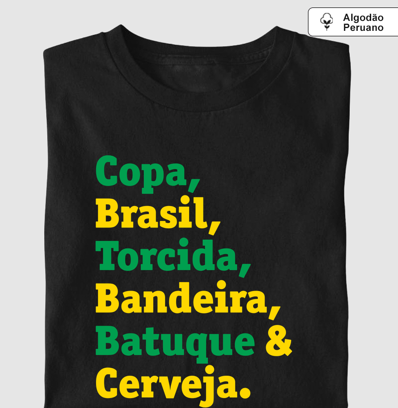 Copa, Brasil, Torcida,Bandeira,Batuque &Cerveja.