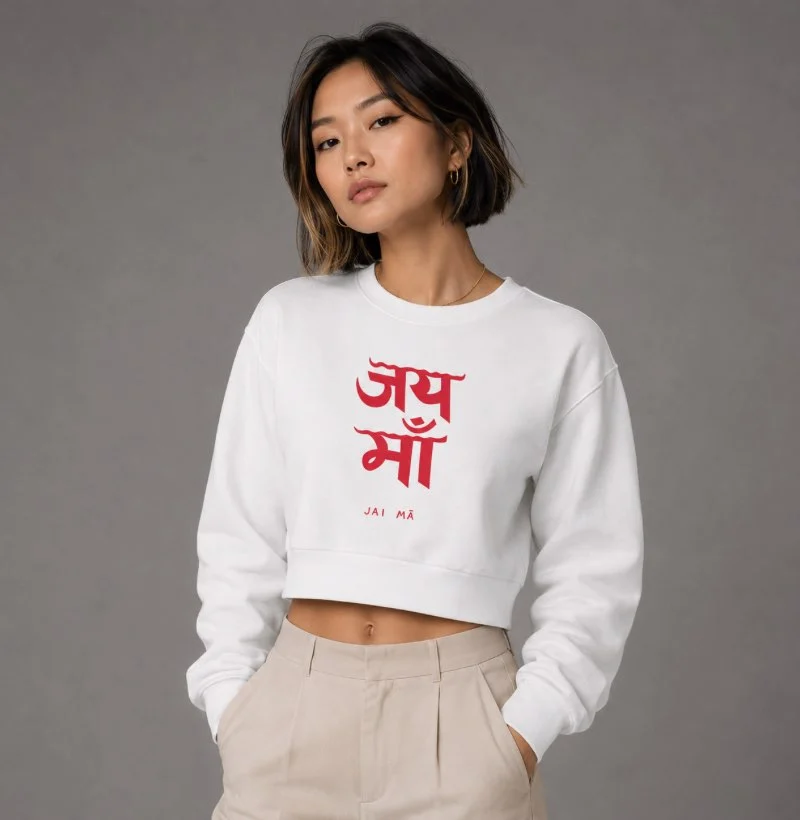 Cropped Moletom Jai Mā