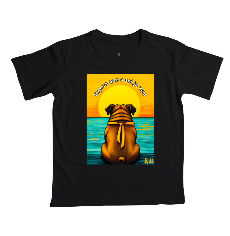 Infantil Bulldog Ingles "Setembro amarelo"