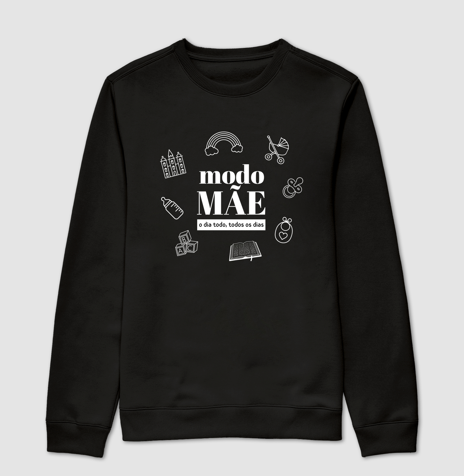 Camiseta "modo mãe"