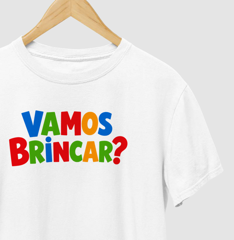 Camiseta Personalizada | Vamos Brincar 