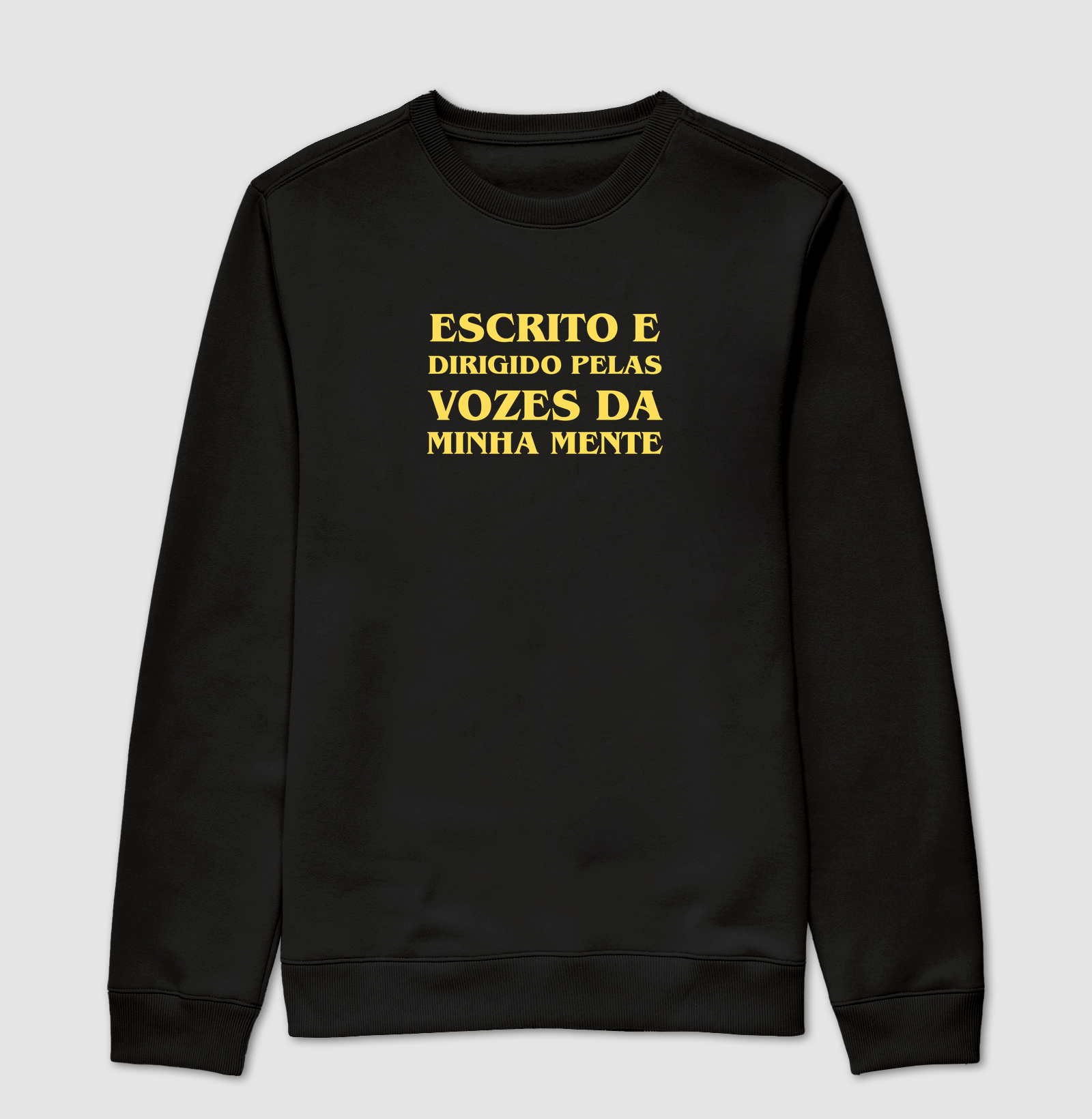 Escrito e dirigido pelas vozes da minha mente