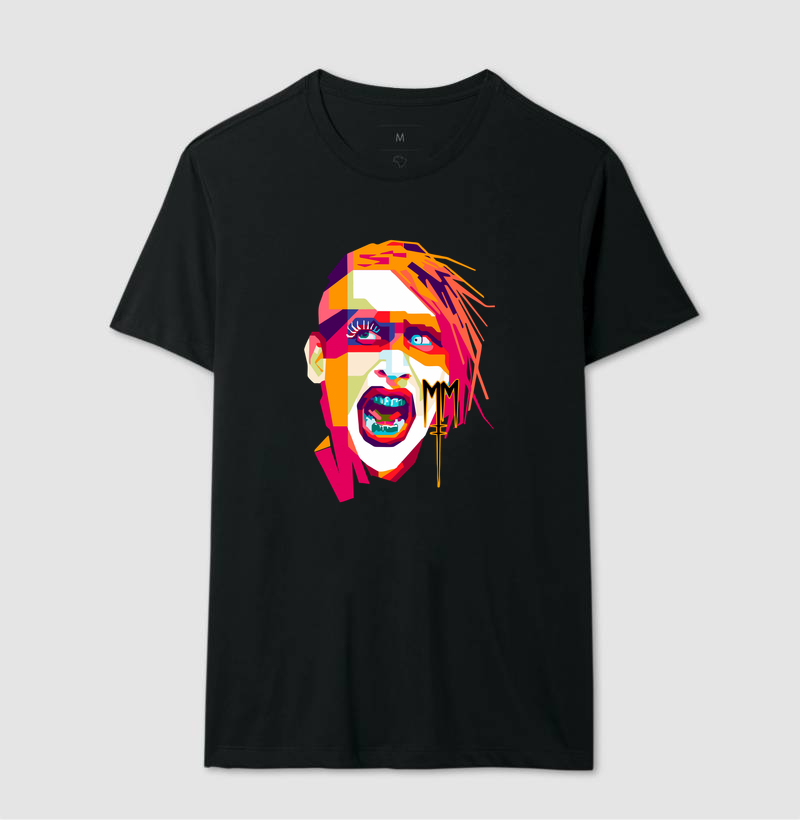 Camiseta Marilyn Manson Colors