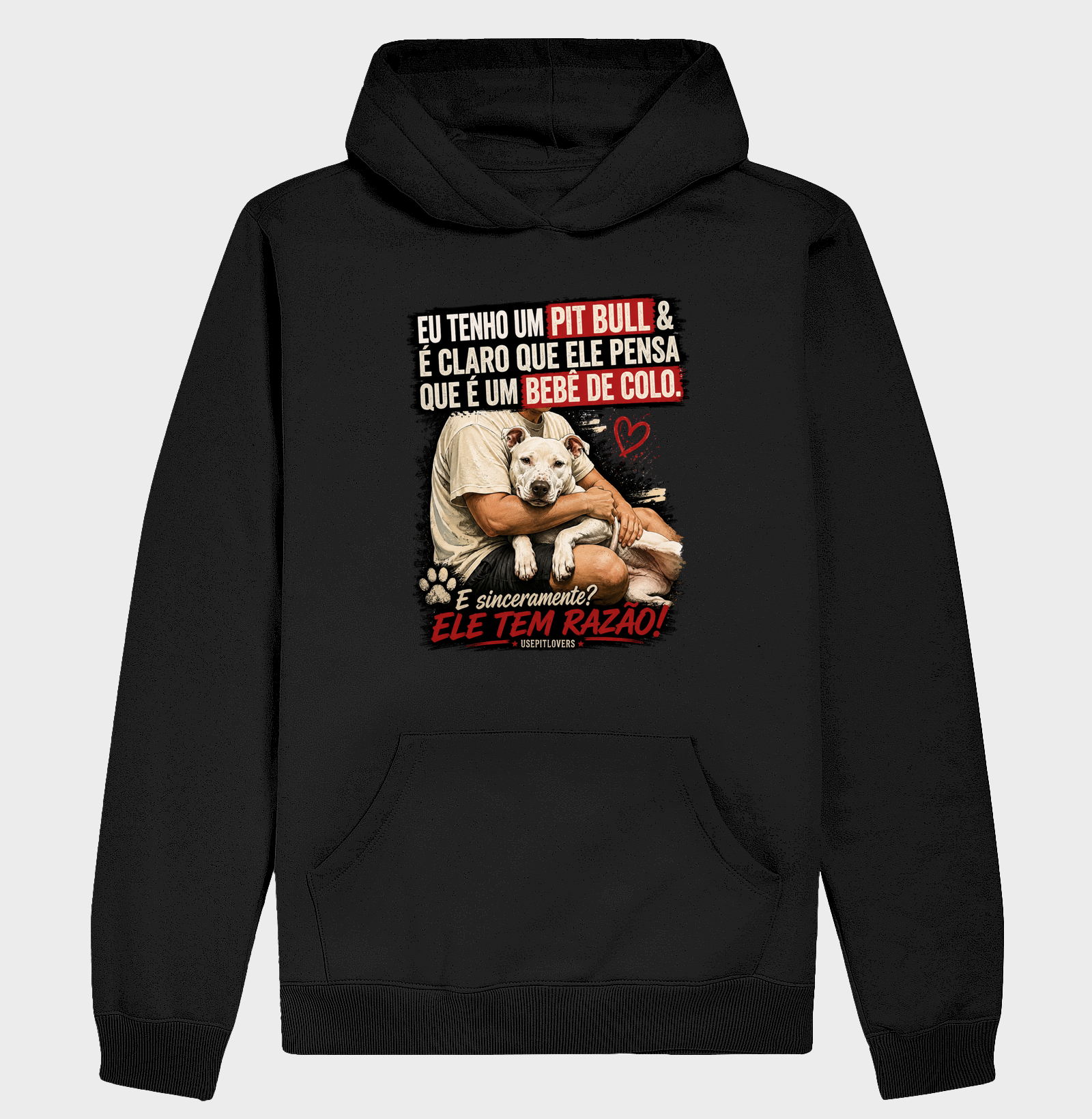 EU TENHO UM PITBULL E É CLARO QUE ELE PENSA QUE É UM BEBÊ DE COLO. E SINCEREMENTE? ELE TEM RAZÃO!