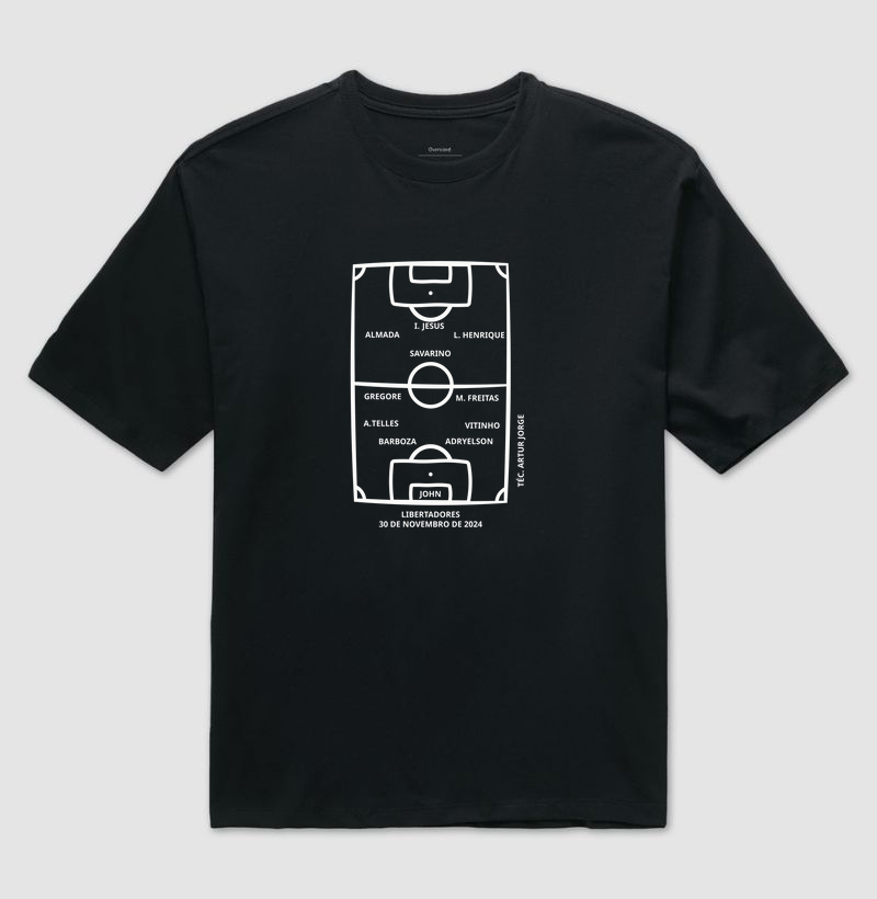 Camiseta Oversized Campeões de 2024