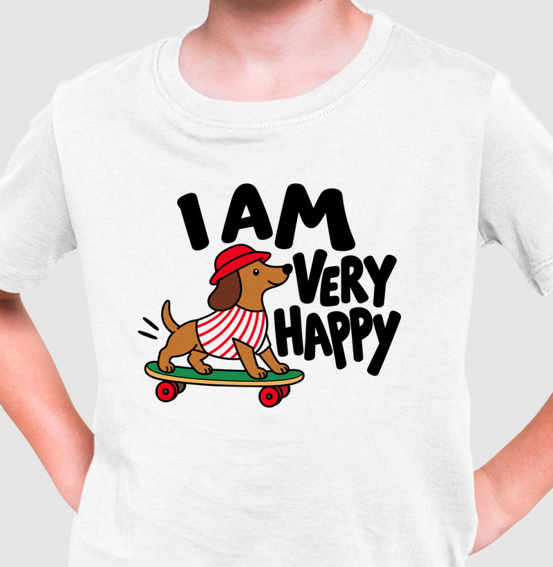 I Am Very Happy - Camiseta Infantil