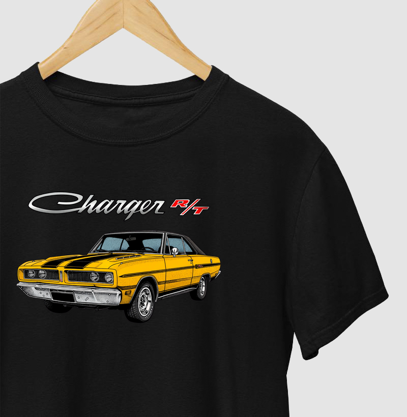Dodge Charger R/T 1970 Amarela - Muscle Car Mopar Clássico