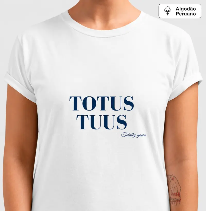 Camiseta "TOTUS TUUS" – Consagração Total