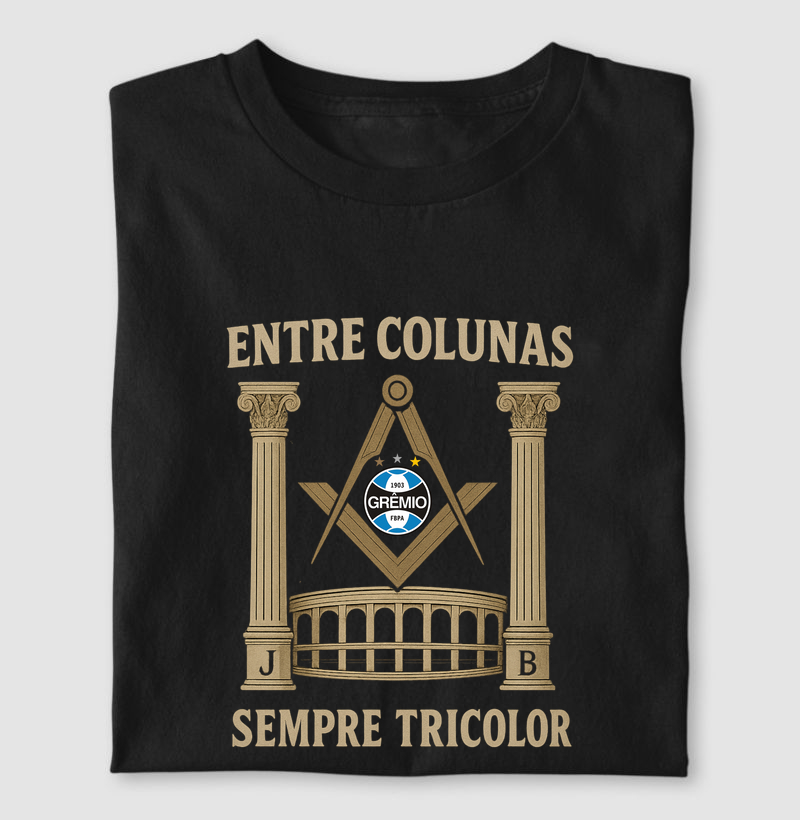 Camiseta Tricolor Gaúcho Entre Colunas - Mr. GADU