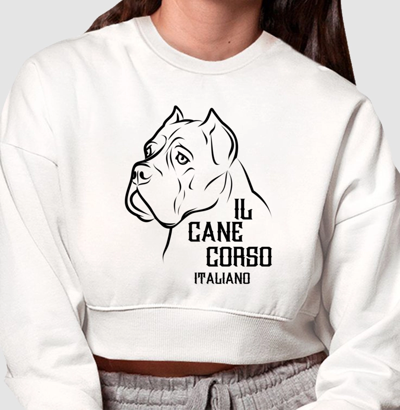 Moletom Cropped Il Cane Corso