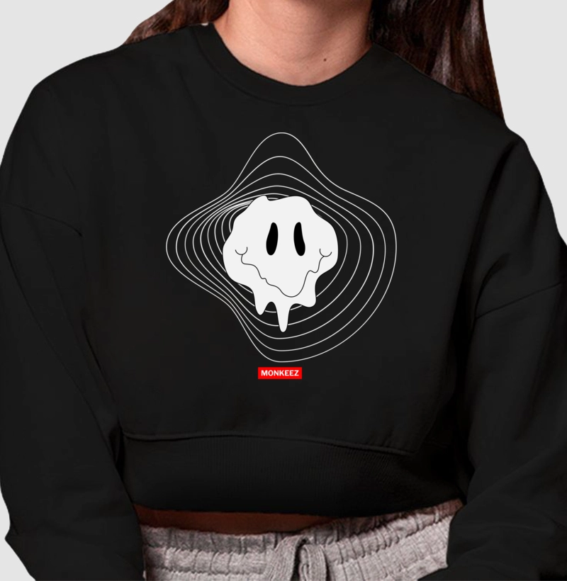 Moletom Cropped Smile