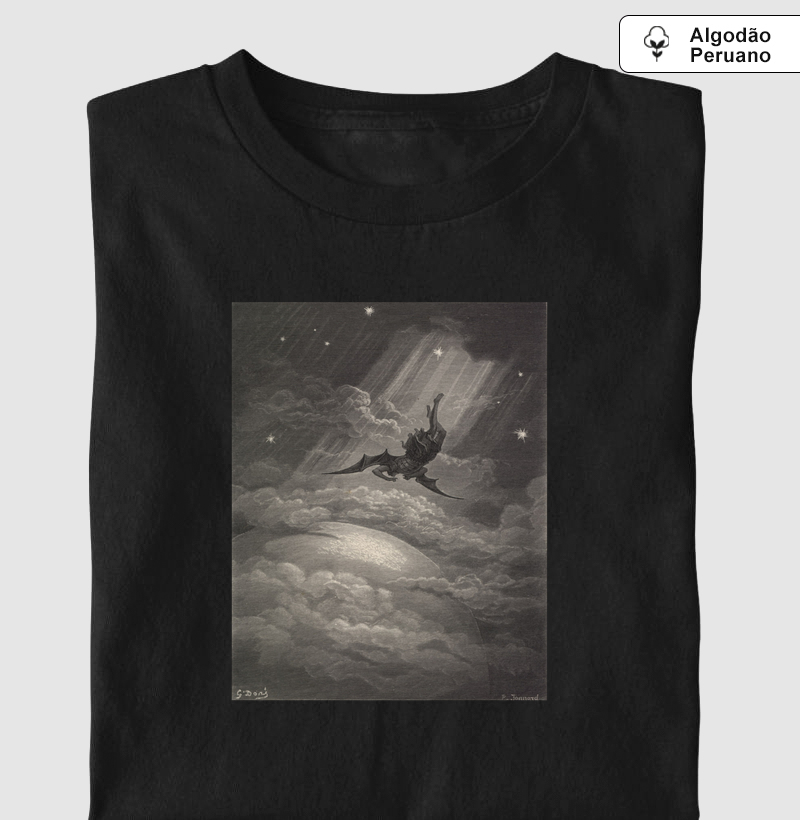 Camiseta O Orgulho Precede a Queda - Camiseta Algodão Peruano