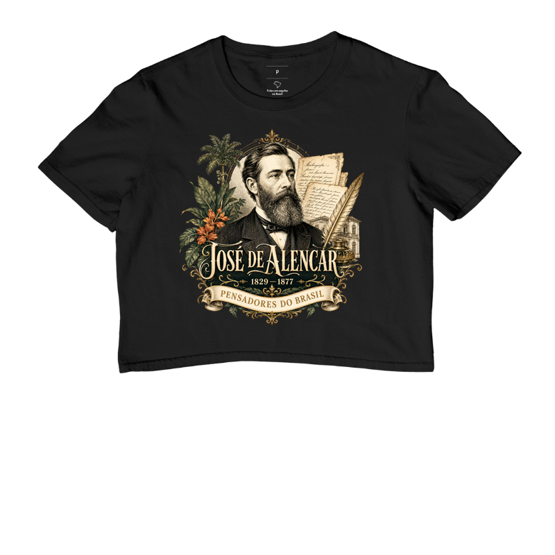 Camiseta José de Alencar - Pensadores do Brasil