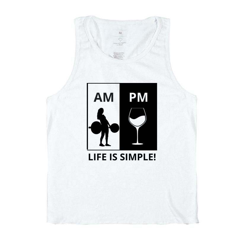 LIFE IS SIMPLE - CROSS & WINE
