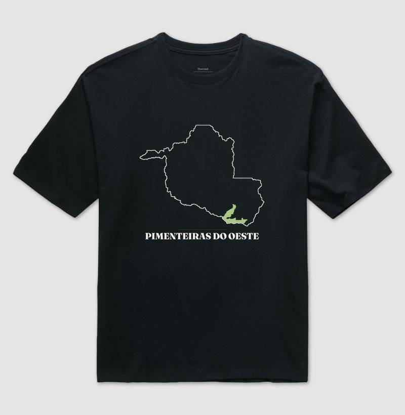 Pimenteiras do Oeste | Traço RO - Camiseta Oversized