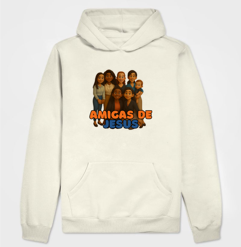 Amigas de Jesus - Estilo - Hoodie Moletom