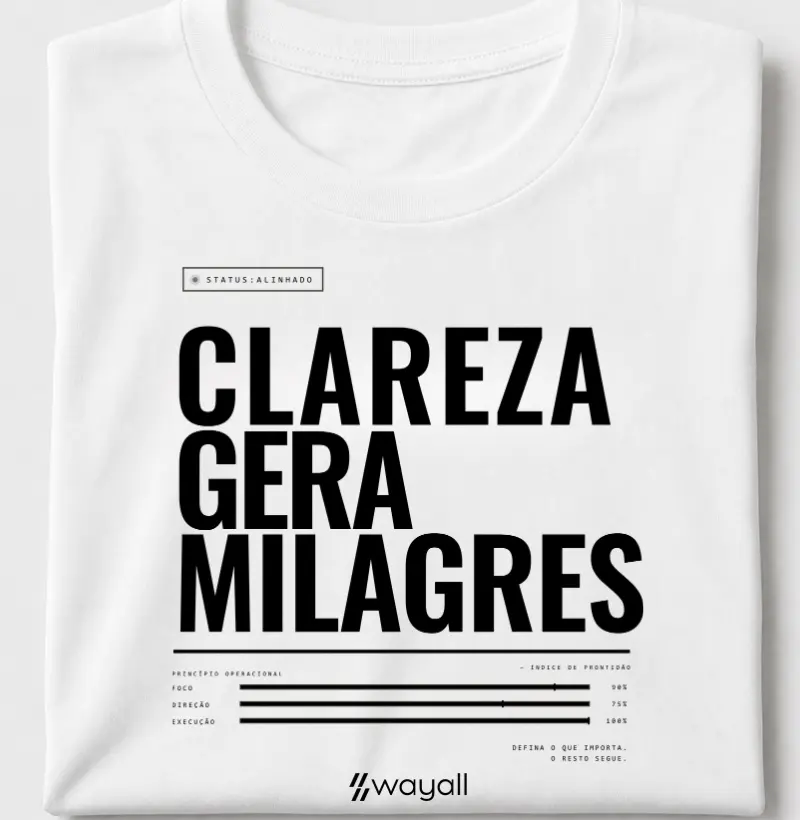 Clareza gera milagres