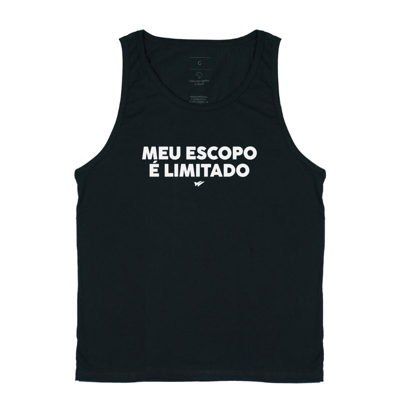 Meu escopo é limitado