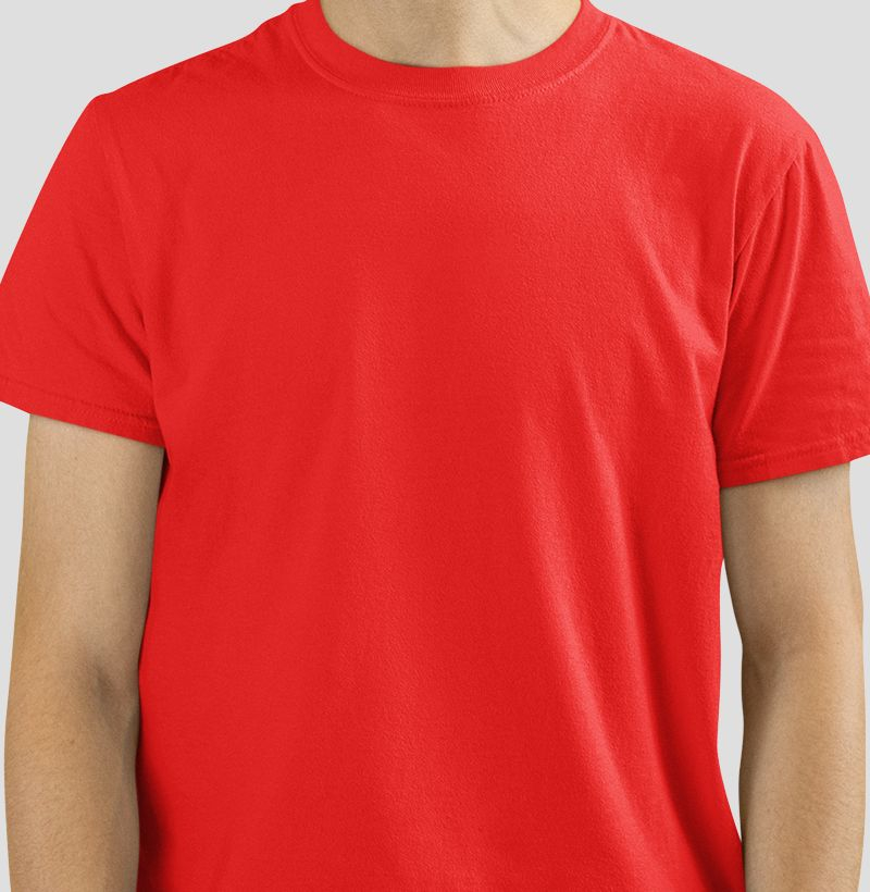 Básica Vermelha Algodão Premium - Camiseta