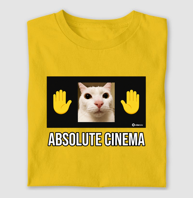 Absolute Cinema – Figurinha de WhatsApp - Camiseta