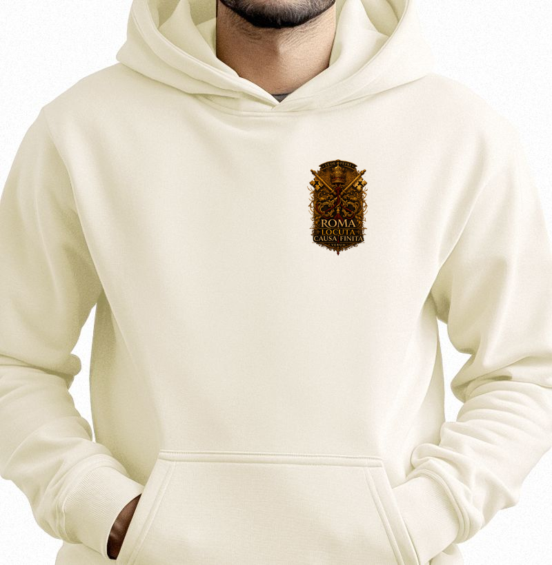 Moletom com capuz Roma Falou, caso encerrado.