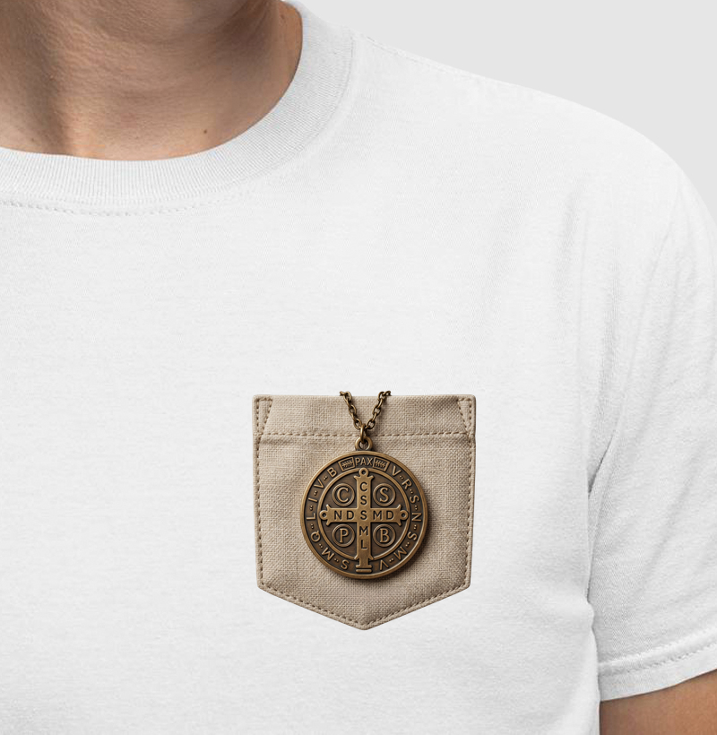Camiseta Medalhão de São Bento