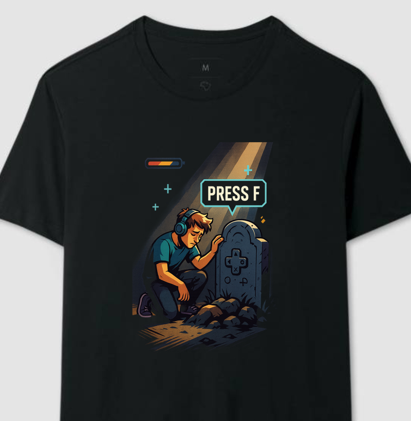 Press F to pay respect Ilustração