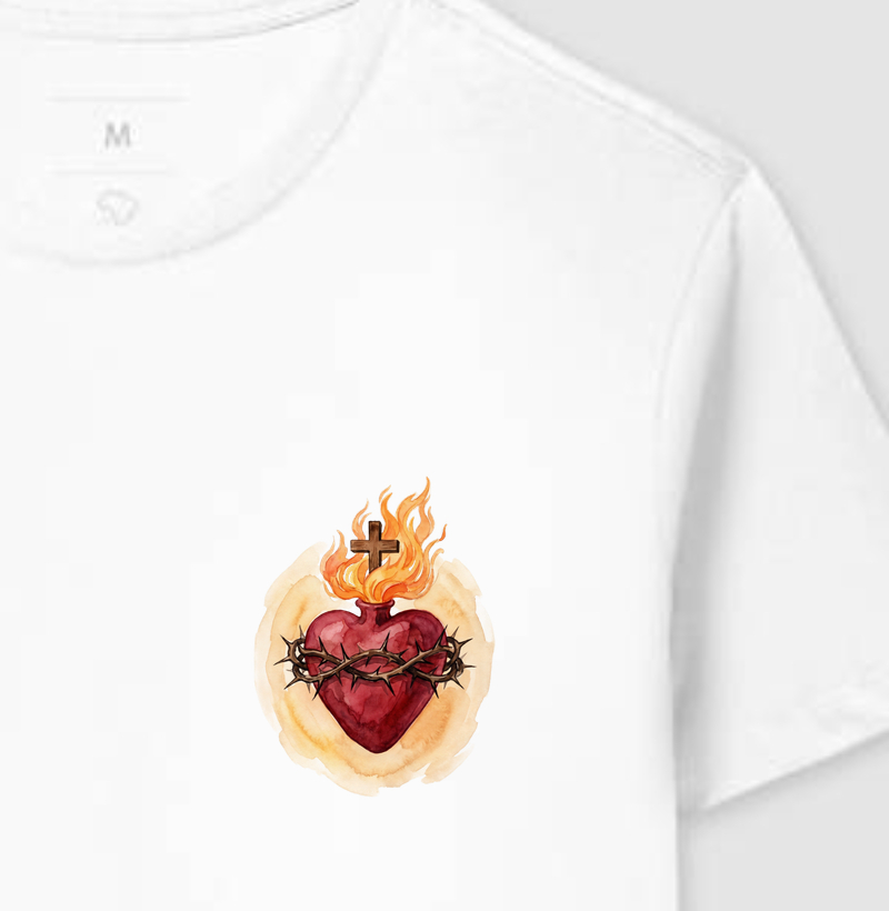Sagrado Coração de Jesus Pocket - Camiseta