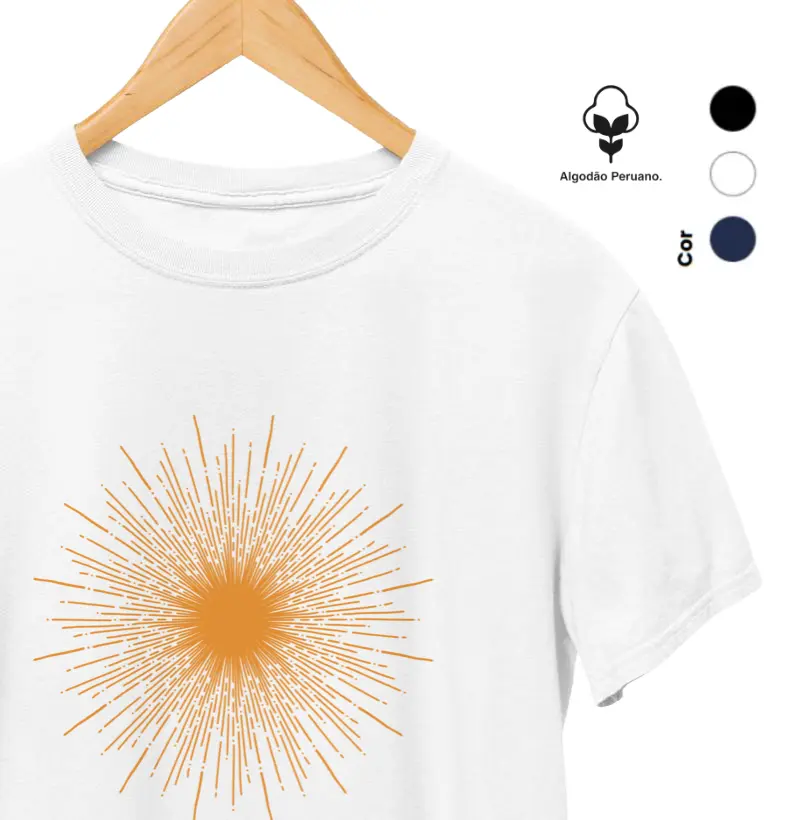 Camiseta Peruana Solar Minimalista