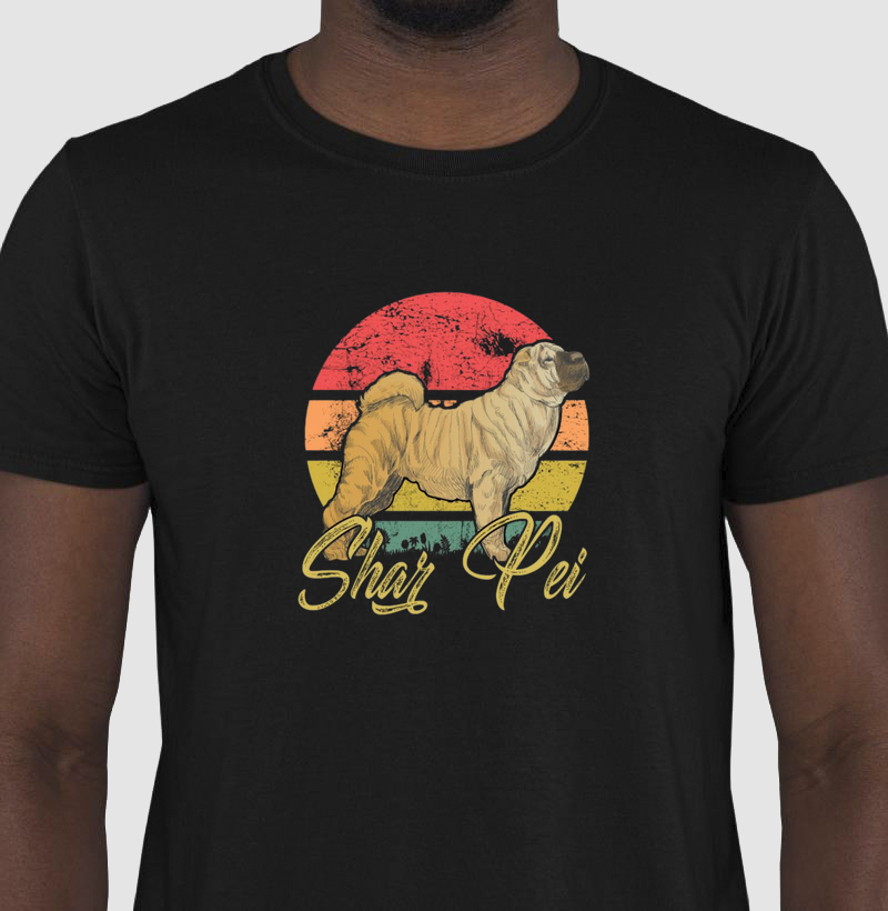 Shar pei retro