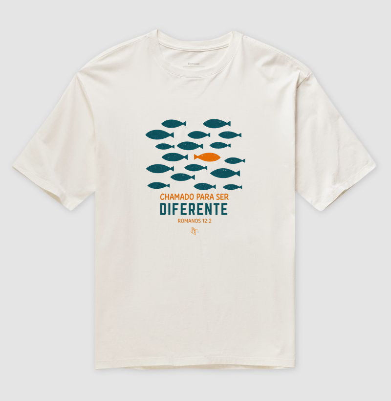 Chamado para Ser Diferente - Camiseta Oversized