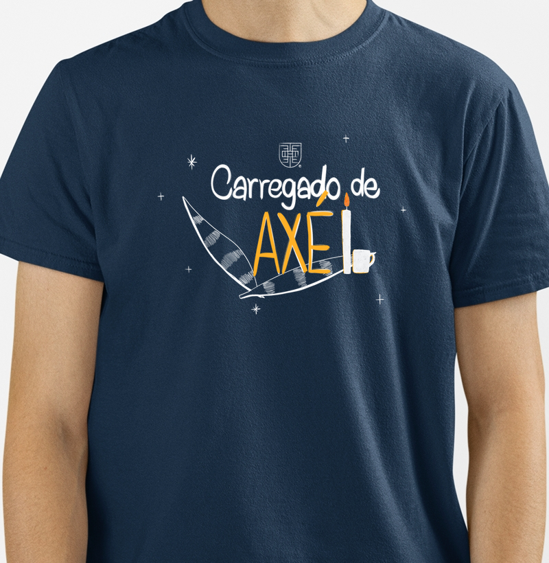 Carregado de Axé com Logo  - Camiseta