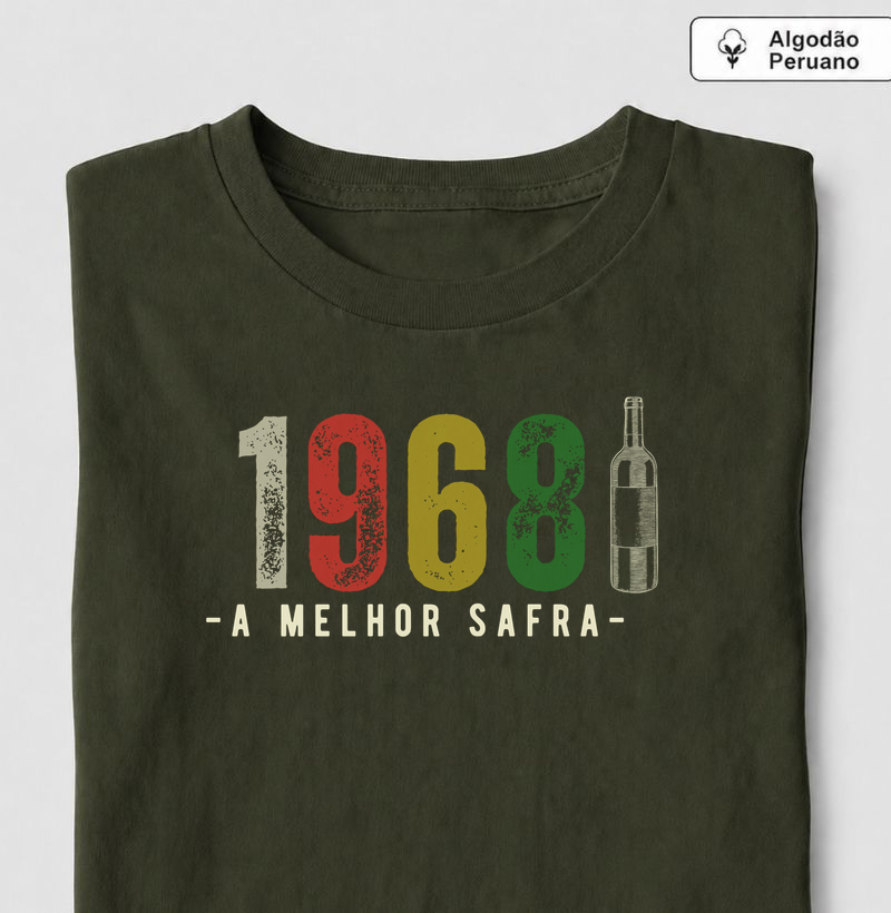 Camiseta Vinho - A Melhor Safra 1968