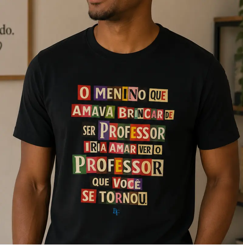 O menino que amava brincar de ser professor iria amar ver o professor que você se tornou