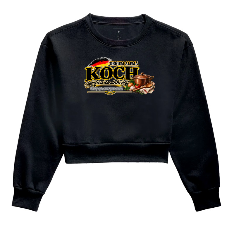 Koch  - Cropped Moletom