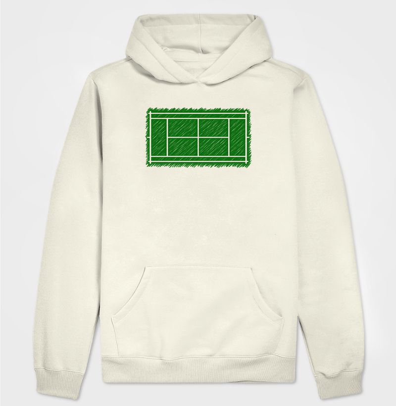 Quadra Verde Rabiscada - Hoodie Moletom